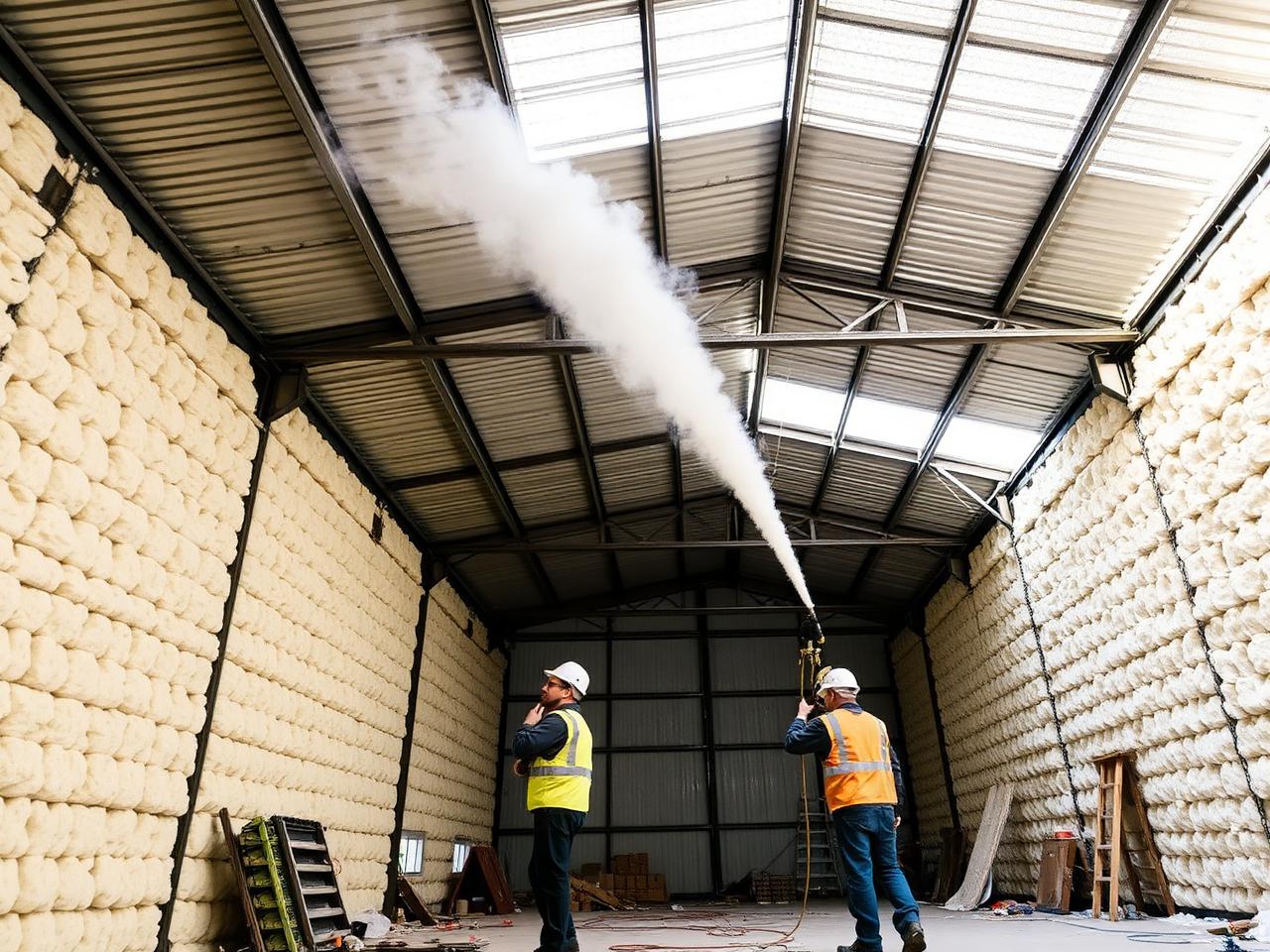 Isolation et calorifugeage d'un entrepôt logistique de 4 200 m²