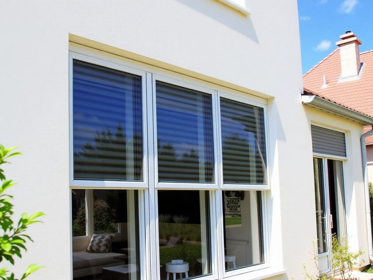 Menuiseries alu triple vitrage + volets